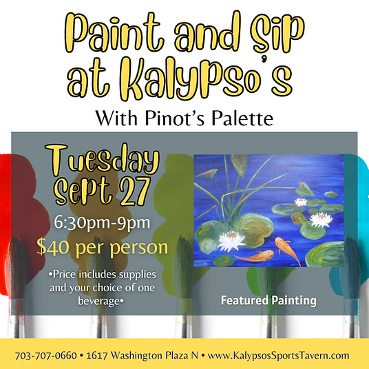 Painting at Kalypso's!